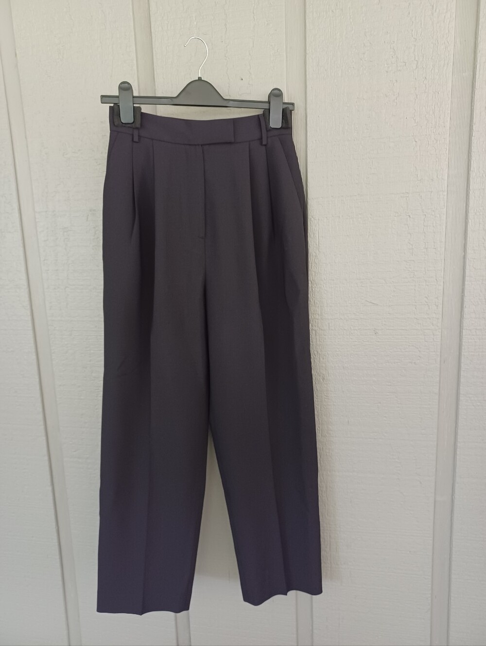Frankie Shop Women Black Trouser Pant Size S Women High Rise Pocket Quiet Luxury